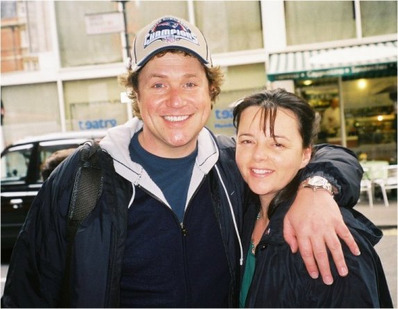 with Michael Ball, Spring 2005, photo by Susan Hammer
