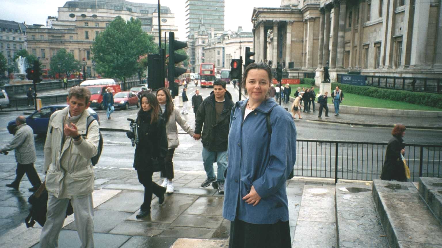 Trafalgar Square - to prove I walked there!